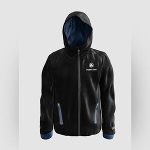NWT Crypto Waterproof Jacket Color Black And Blue Size M